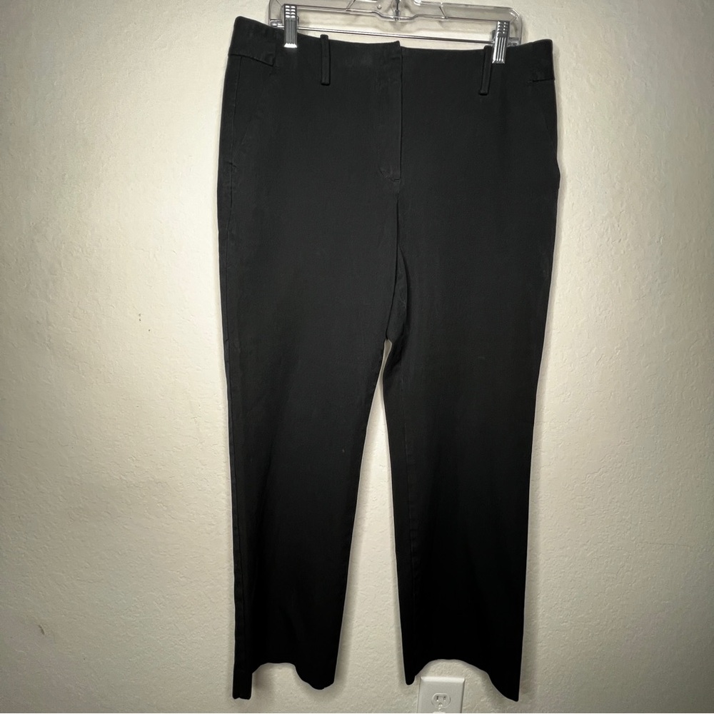 Talbots Straight Leg Pants Womens 12 Cotton Stretch Career Casual